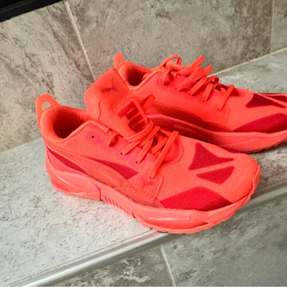 Puma Red Athletic Sneakers